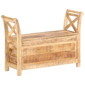 vidaXL Hall Bench 103x33x72 cm Solid Mango Wood