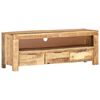 vidaXL TV Cabinet 110x30x40 cm Rough Mango Wood