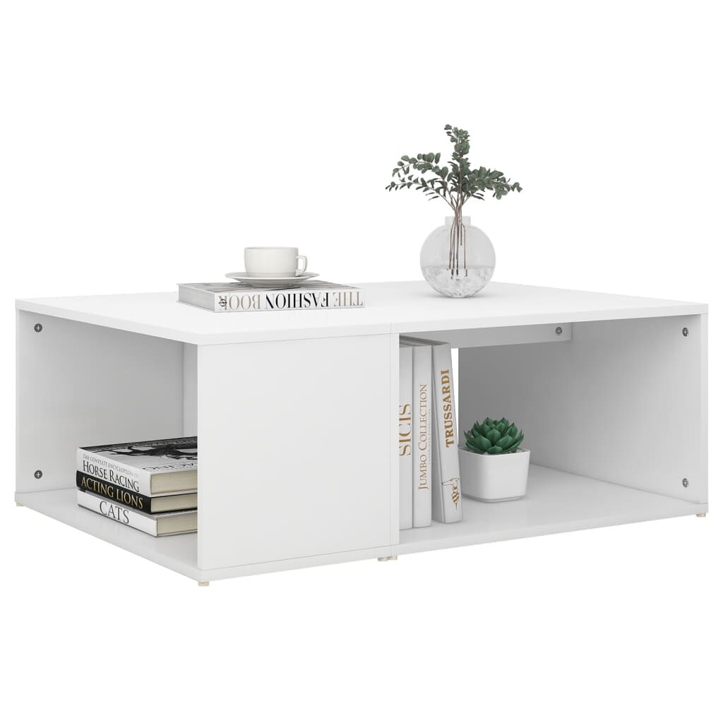 vidaXL Coffee Table White 90x67x33 cm Engineered Wood