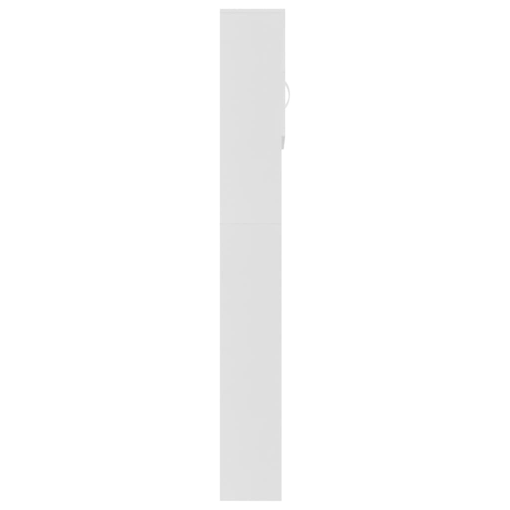 vidaXL Washing Machine Cabinet White 64x25.5x190 cm Engineered Wood