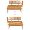 vidaXL Garden Pallet Sofa Set 2 pcs Solid Wood Acacia