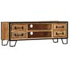 vidaXL TV Cabinet with Drawers 120x30x40 cm Solid Mango Wood