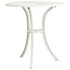 vidaXL Garden Table White 62x62x65 cm Cast Aluminium
