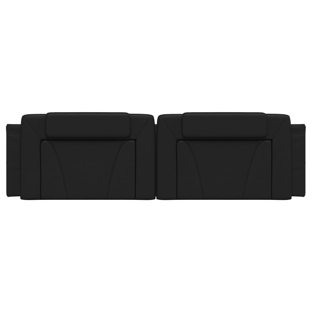 vidaXL Headboard Cushion Black 183 cm Faux Leather