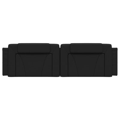 vidaXL Headboard Cushion Black 183 cm Faux Leather