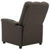 vidaXL Electric Recliner Chair Taupe Fabric