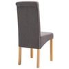 vidaXL Dining Chairs 2 pcs Taupe Fabric
