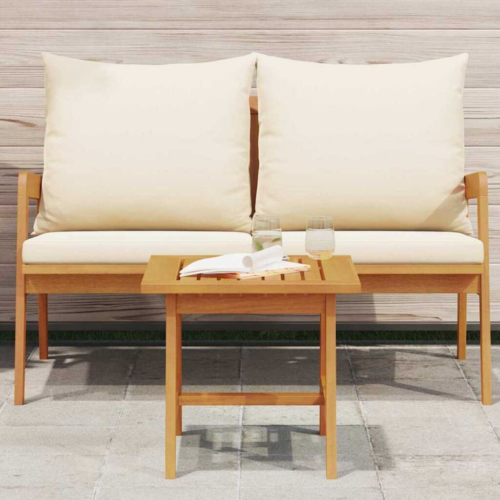 vidaXL Side Table Brown Solid Acacia wood