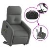 vidaXL Electric Stand up Massage Recliner Chair Dark Grey Fabric