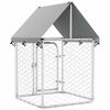 vidaXL Outdoor Dog Kennel with Roof 100x100x150 cm