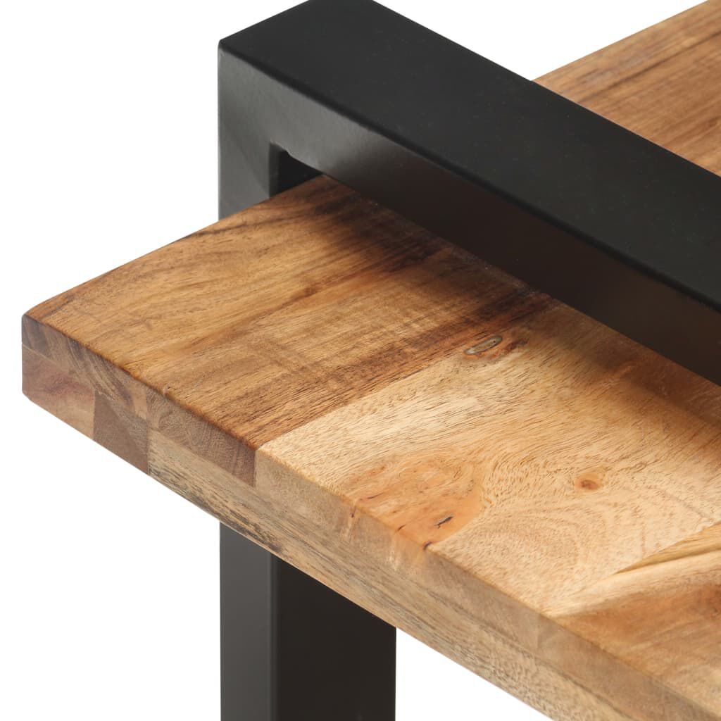 vidaXL TV Cabinet 90x40x40 cm Solid Acacia Wood