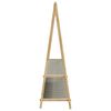 vidaXL Clothes Rack with Shelves 132x45.5x150.5 cm Bamboo