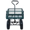 vidaXL Garden Hand Trolley Green 250 kg