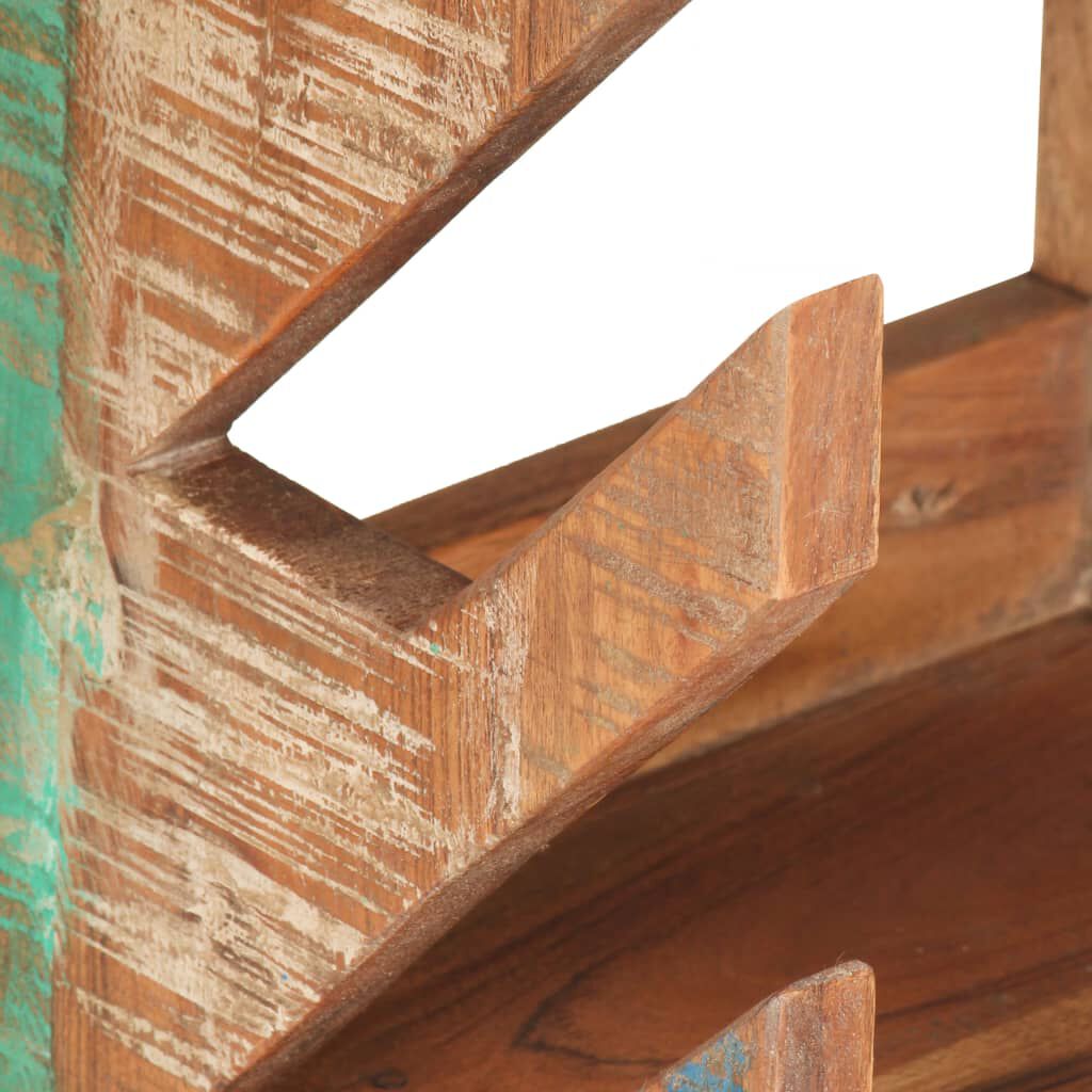 vidaXL Wall Mounted Skateboard Holder 25x20x30 cm Solid Reclaimed Wood