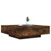 vidaXL Coffee Table Smoked Oak 100x100x31 cm Engineered Wood