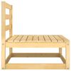 vidaXL 2 Piece Garden Lounge Set with Cushions Solid Pinewood