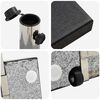 vidaXL Parasol Base Black 41 x 41 x 37 cm Granite