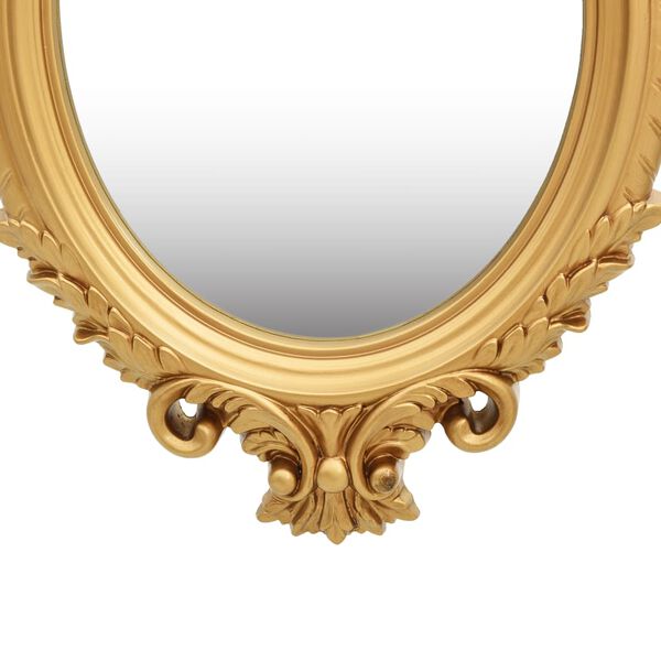 vidaXL Wall Mirror Castle Style 56x76 cm Gold