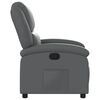 vidaXL Recliner Chair Grey Faux Leather