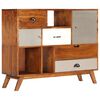 vidaXL Sideboard 115x35x86 cm Solid Acacia Wood