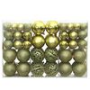 vidaXL Christmas Baubles 100 pcs Light Green 3 / 4 / 6 cm