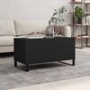 vidaXL Coffee Table Black 90x44.5x45 cm Engineered Wood
