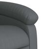 vidaXL Recliner Chair Grey Faux Leather
