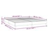 vidaXL Bed Frame without Mattress White Queen Faux Leather (US Only)
