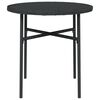vidaXL 3 Piece Garden Dining Set Poly Rattan Black