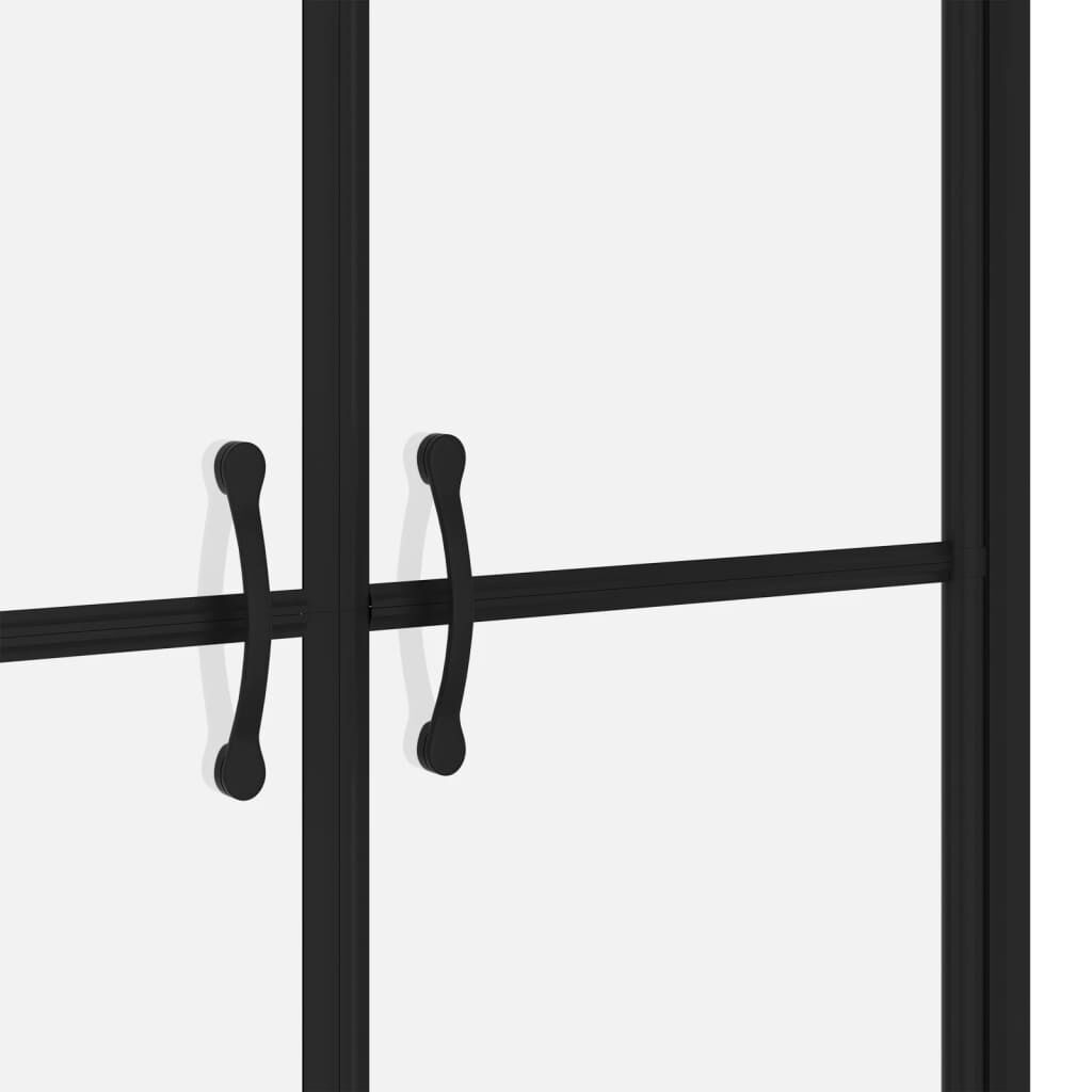 vidaXL Shower Door Half Frosted ESG (68-71)x190 cm