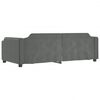 vidaXL Daybed with Trundle without Mattress Dark Grey 100x190 cm