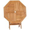 vidaXL 5 Piece Garden Dining Set Solid Teak Wood