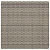 vidaXL Folding Bistro Table Grey 55x54x71 cm Poly Rattan