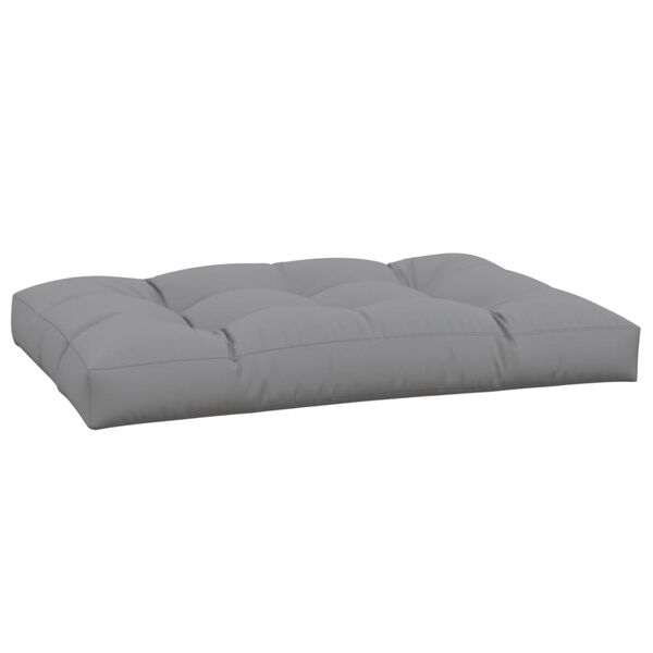 vidaXL Pallet Cushion Grey 120x80x12 cm Fabric