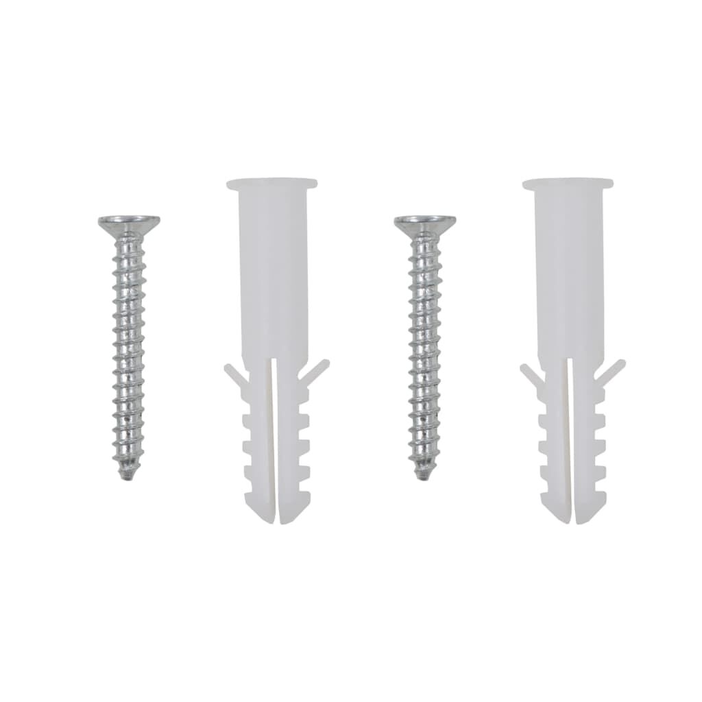 vidaXL Wall Mirrors 4 pcs 60x18.5 cm Wave Glass