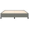 vidaXL Bed Frame without Mattress Dark Grey California King Fabric