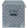 vidaXL Aluminium Box 610x430x455 mm Silver