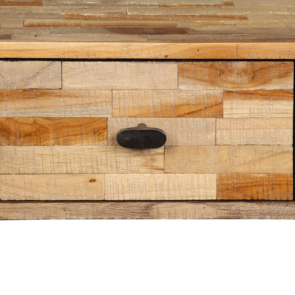 vidaXL Console Table Solid Reclaimed Teak 120x30x76 cm
