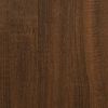 vidaXL Console Table Brown Oak 140x23x75 cm Engineered Wood