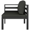 vidaXL 6 Piece Garden Lounge Set with Cushions Aluminium Anthracite