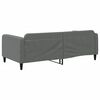 vidaXL Day Bed without Mattress Dark Grey 100x190 cm Fabric