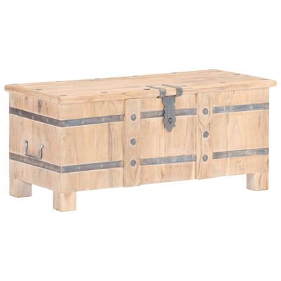 vidaXL Chest 90x40x40 cm Solid Acacia Wood