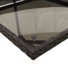 vidaXL 15 Piece Garden Dining Set with Cushions Black Poly Rattan