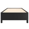 vidaXL Bed Frame without Mattress Black 100x190 cm Twin Faux Leather