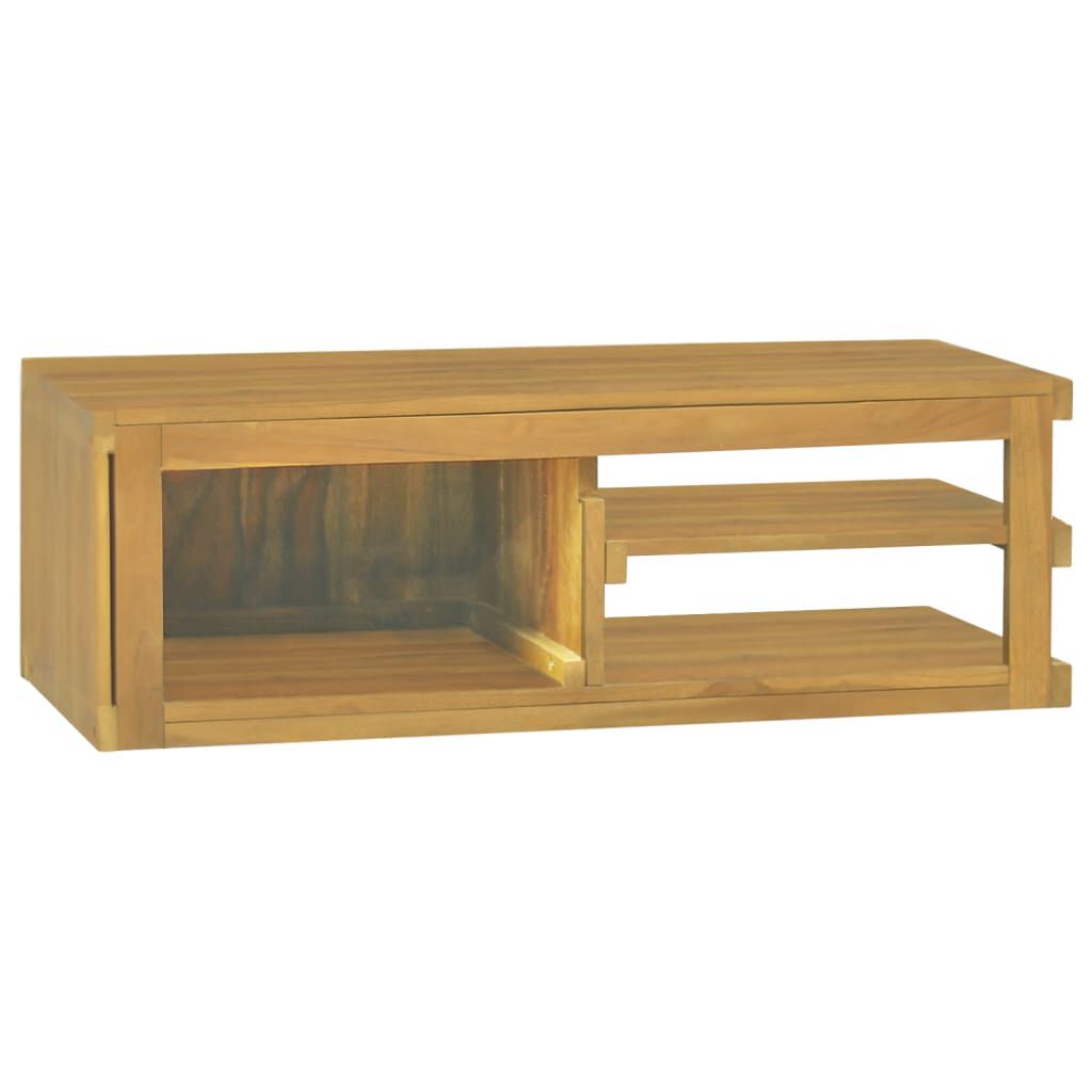 vidaXL Wall-mounted Bathroom Cabinet 90x40x30 cm Solid Wood Teak