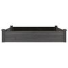 vidaXL Garden Raised Bed with Liner Grey 120x120x25 cm Solid Wood Fir