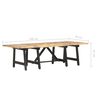 vidaXL Extendable Coffee Table 160x70x45 cm Solid Mango Wood