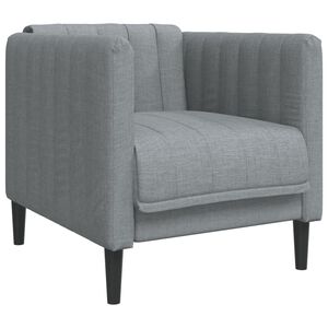 vidaXL Sofa Chair Dark Grey Fabric