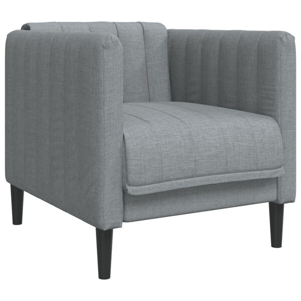vidaXL Sofa Chair Dark Grey Fabric