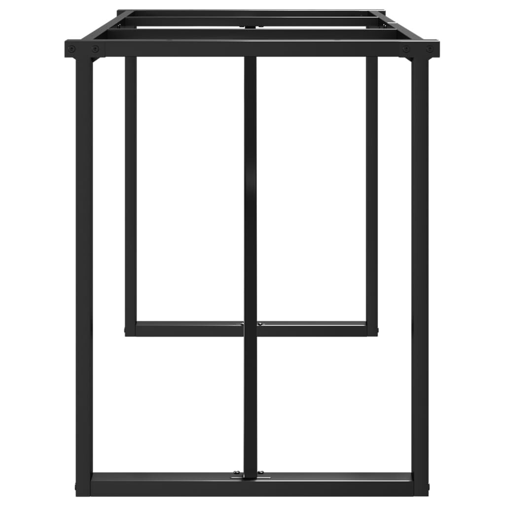 vidaXL Dining Table Legs O-Frame 140x60x73 cm Steel